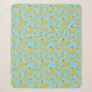 Bananen und Polk-Punkte Sherpadecke