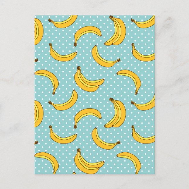 Bananen und Polstersteine Postkarte (Vorderseite)
