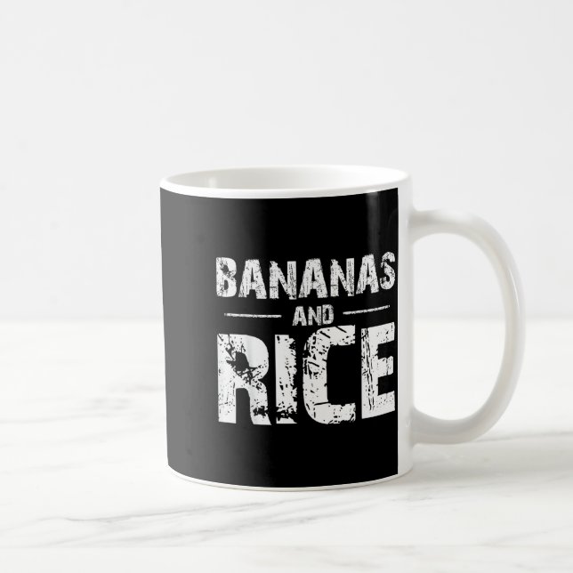 Bananen und Reis  Kaffeetasse (Rechts)