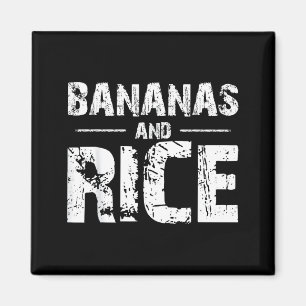 Bananen und Reis  Magnet