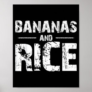 Bananen und Reis  Poster
