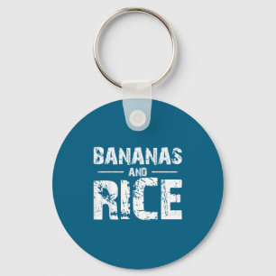 Bananen und Reis Schlüsselanhänger