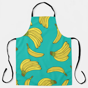 Bananen zeichnen ein nahtloses Muster. Skettelust Schürze
