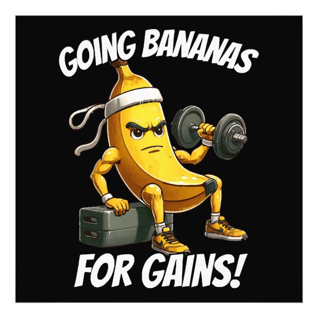 Bananenarbeit Fotodruck (Vorne)