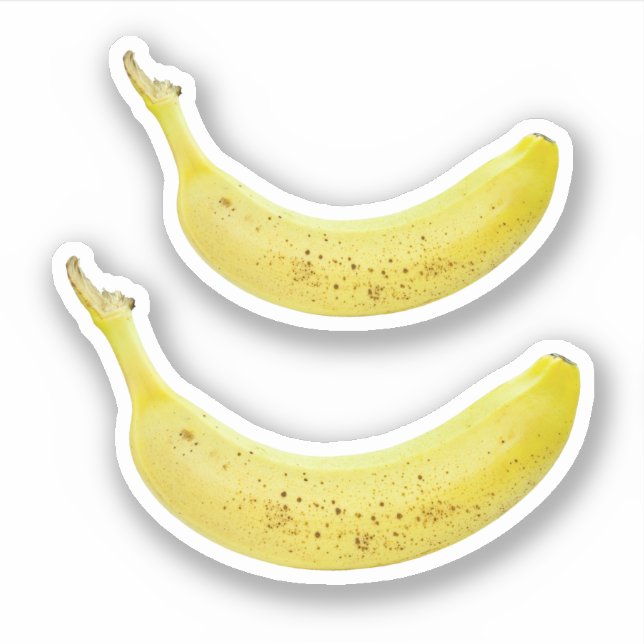 Bananenaufkleber Aufkleber (Vorderseite)