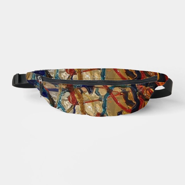 Bananenbeutel nach Art Murano Italien Bauchtasche (Vorderseite)