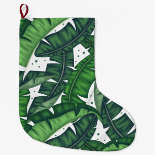 Bananenblatt hässliche Weihnachtsfeiern Strumpf Großer Weihnachtsstrumpf