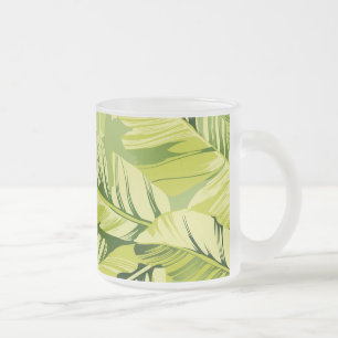 Bananenblätter 5 mattglastasse