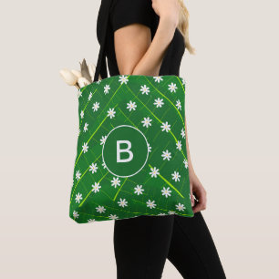 Bananenblätter und Blume, grün, botanisch Tasche
