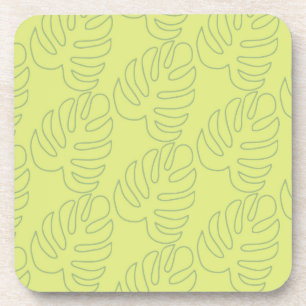 Bananenblattmuster Getränkeuntersetzer