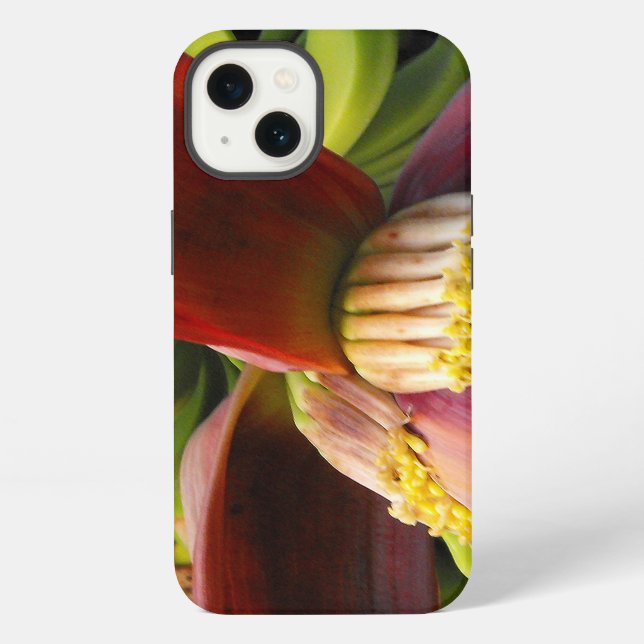 Bananenblüte iPhone Hülle (Rückseite)
