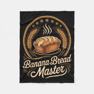 Bananenbrot Meister Bäcker Chef Humor Herbst Backe Fleecedecke