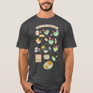 Bananenbrot Rezept T-Shirt