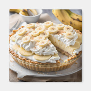 Bananencreme-Pie Magnet