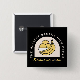 Bananeneis schön gesund ästhetisch lustig button