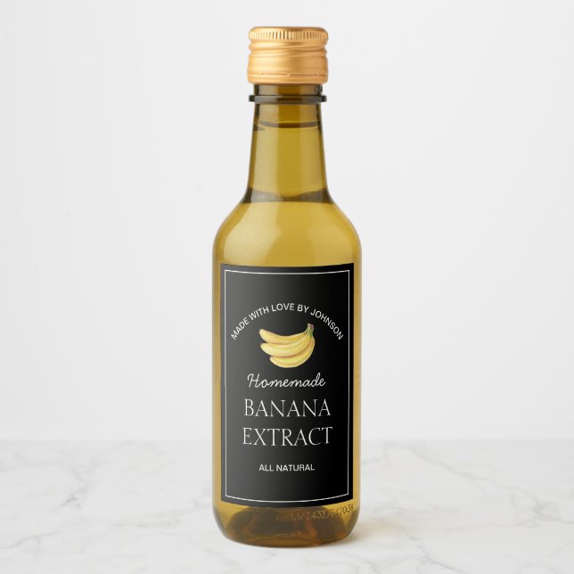 BananenextraktLabel Weinetikett (Vorderseite)