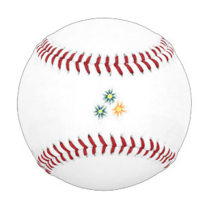 Bananengelb, dunkelblau grün, dekorativ baseball