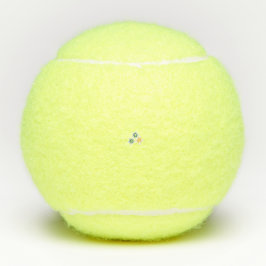 Bananengelb, dunkelblau grün, dekorativ tennisbälle