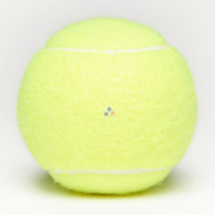 Bananengelb, dunkelblau grün, dekorativ tennisbälle