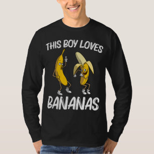 Bananengeschenk für Jungen Männer Tropische Banane T-Shirt