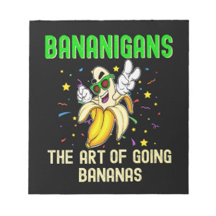 Bananenkunst, Coole Alberne Banane Notizblock
