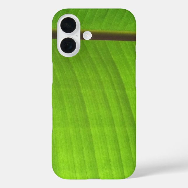 Bananenleaf Nah iPhone 16 Hülle (Rückseite)