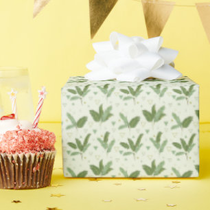 Bananenleder mit Dreiecken Geschenkpapier