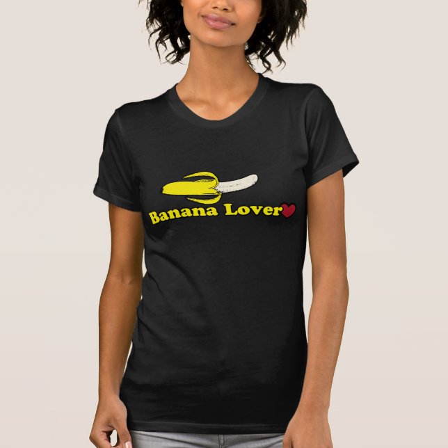 Bananenliebhaber T-Shirt (Vorderseite)