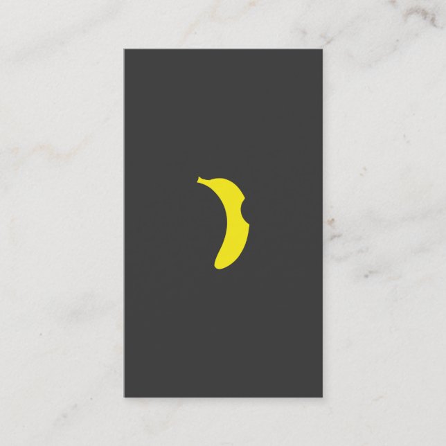 Bananenlogo-Visitenkarte Visitenkarte (Vorderseite)