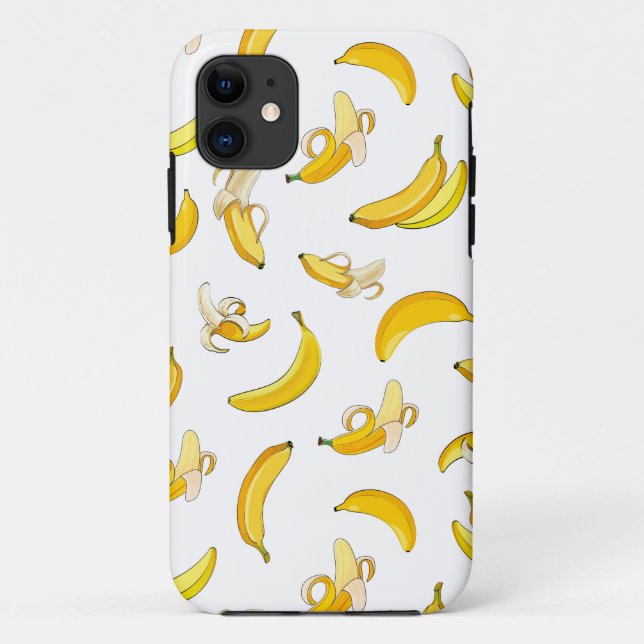 Bananenmuster 4 Case-Mate iPhone hülle (Rückseite)
