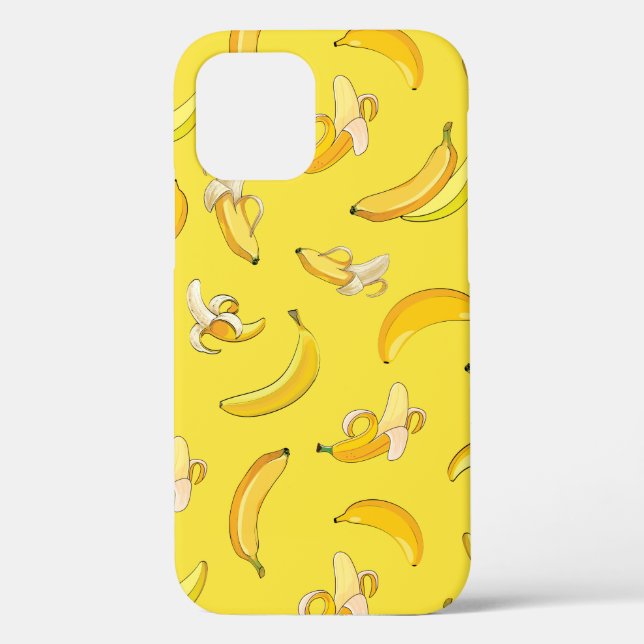 Bananenmuster 4 Case-Mate iPhone hülle (Rückseite)