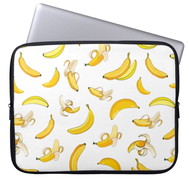 Bananenmuster 4 laptopschutzhülle (Vorderseite)