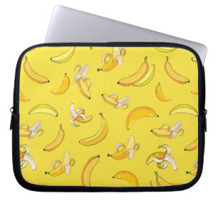 Bananenmuster 4 laptopschutzhülle