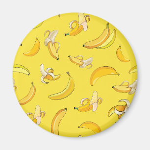 Bananenmuster 4 magnet