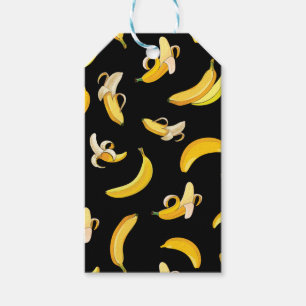 Bananenmuster 5 geschenkanhänger