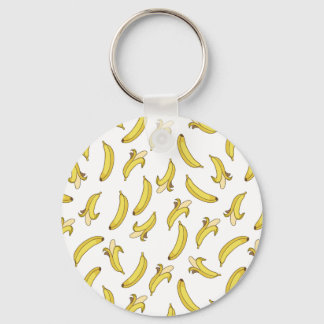 Bananenmuster bedruckter Schlüsselanhänger