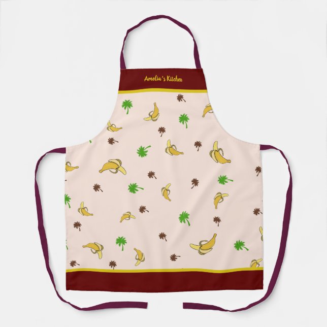 Bananenmuster Schürze (Vorderseite)