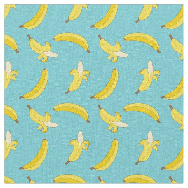 Bananenmuster Stoff (Nahaufnahme)