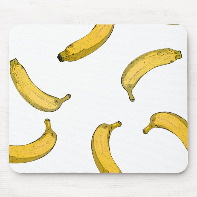 Bananenmuster-Zeichnung Mousepad (Vorne)
