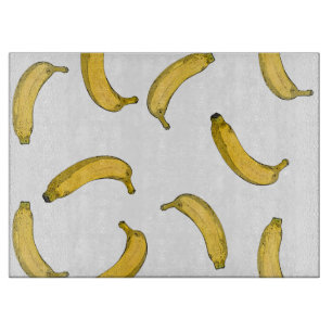 Bananenmuster-Zeichnung Schneidebrett