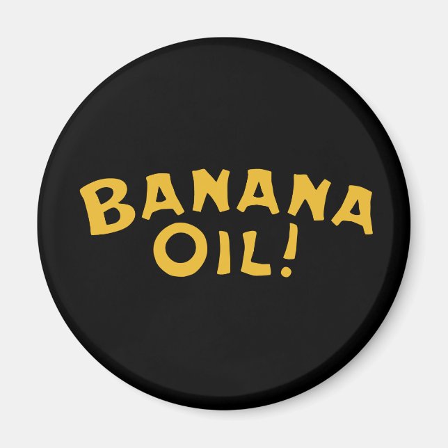 Bananenöl Magnet (Vorne)