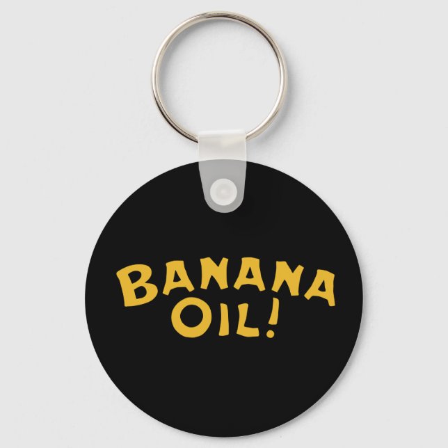 Bananenöl Schlüsselanhänger (Vorderseite)