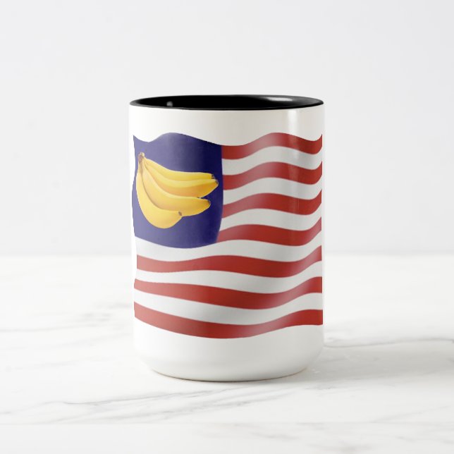 Bananenrepublik Zweifarbige Tasse (Mittel)
