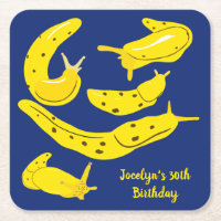 Bananenschnecken Gelb und Blau Party