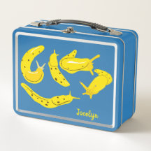 Bananenschnecken Gelb und Blau Personalisiert