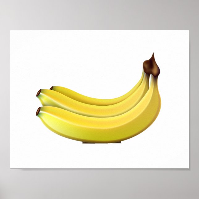 Bananenstück Poster (Vorne)