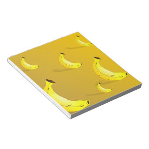 Bananenuntergrund Notizblock