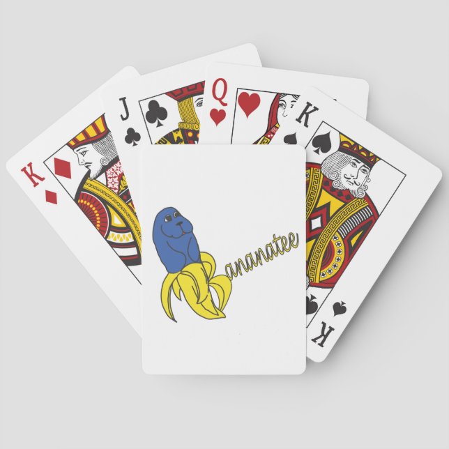 Banantee Kartenstapeles Spielkarten (Rückseite)