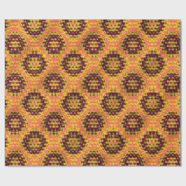 Banarasi Saree Pattern  Geschenkpapier