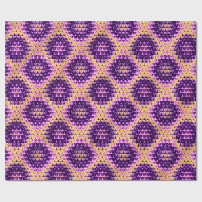 Banarasi Sari Musterdesign  Geschenkpapier (Flach)